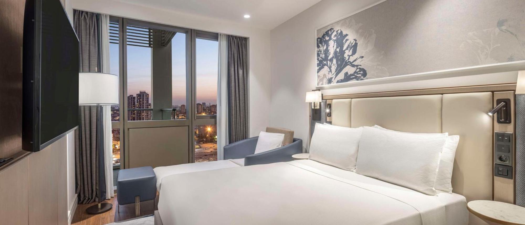 Hilton Mall Of Istanbul Ngoại thất bức ảnh A bedroom at the hotel