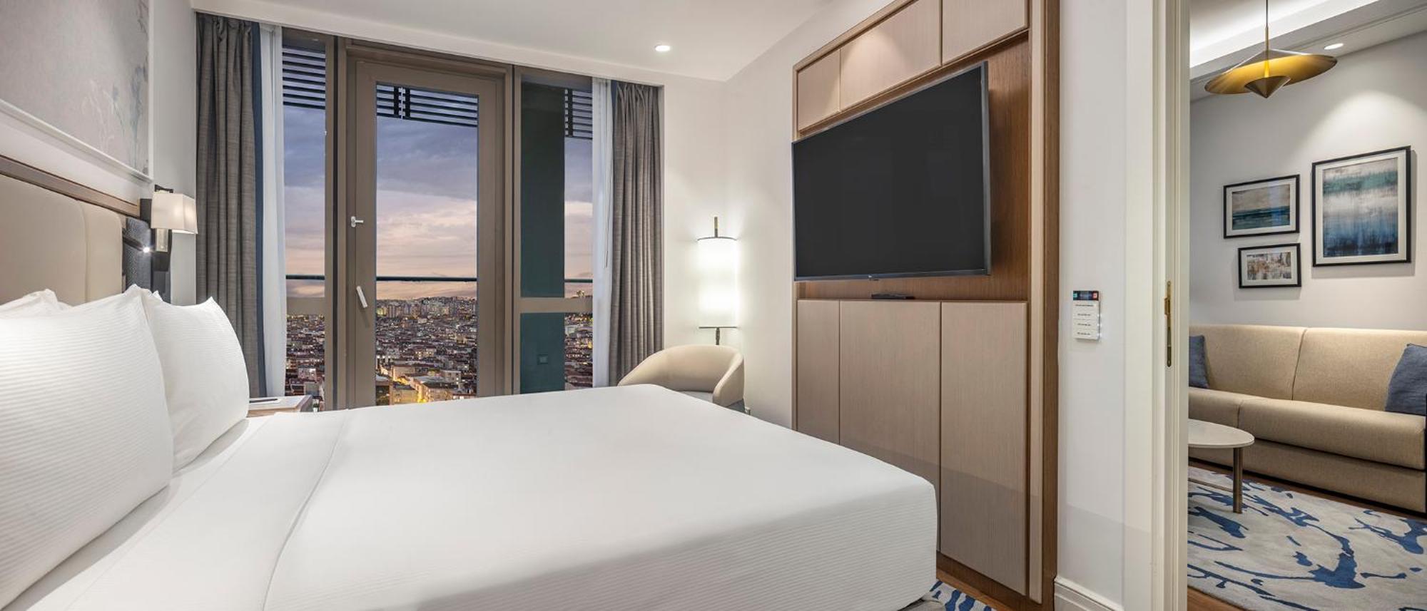 Hilton Mall Of Istanbul Ngoại thất bức ảnh A bedroom at the hotel