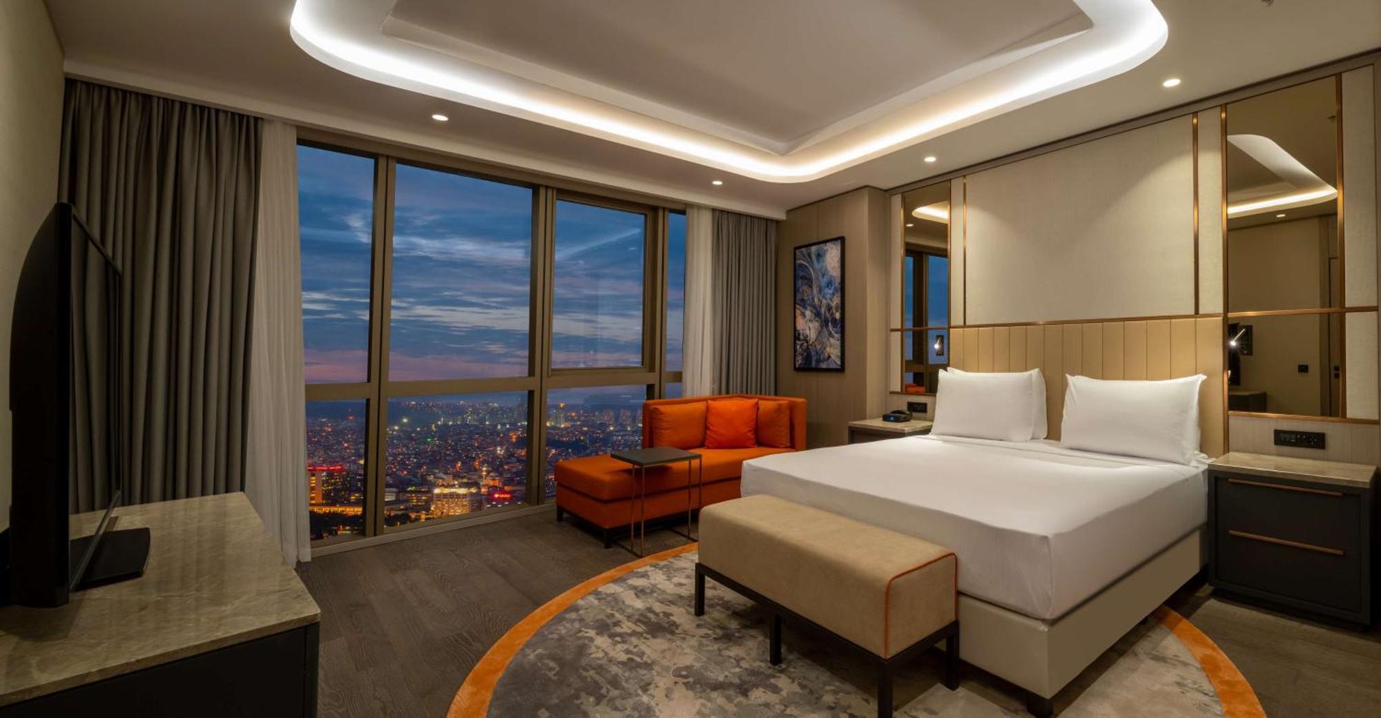 Hilton Mall Of Istanbul Ngoại thất bức ảnh A bedroom at the hotel